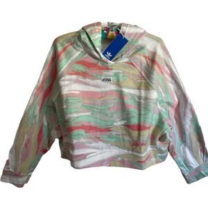 Adidas RYV Crop Hoodie Sweatshirt New with tags Medium